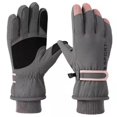 thumbnail image 1 of Guantes de esquí de otoño e invierno para hombres y mujeres, guantes de pantalla táctil para montar al aire libre, guantes cálidos impermeables a prueba de viento de terciopelo grueso, 1 of 5