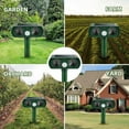 thumbnail image 6 of 4-Pack Solar Animal Repeller – Ultrasonic Pest Control for Cats, Dogs, Raccoons, Squirrels & Rats | Motion-Activated, Waterproof, Humane Outdoor Deterrent for Garden, Yard & Farm, 6 of 6