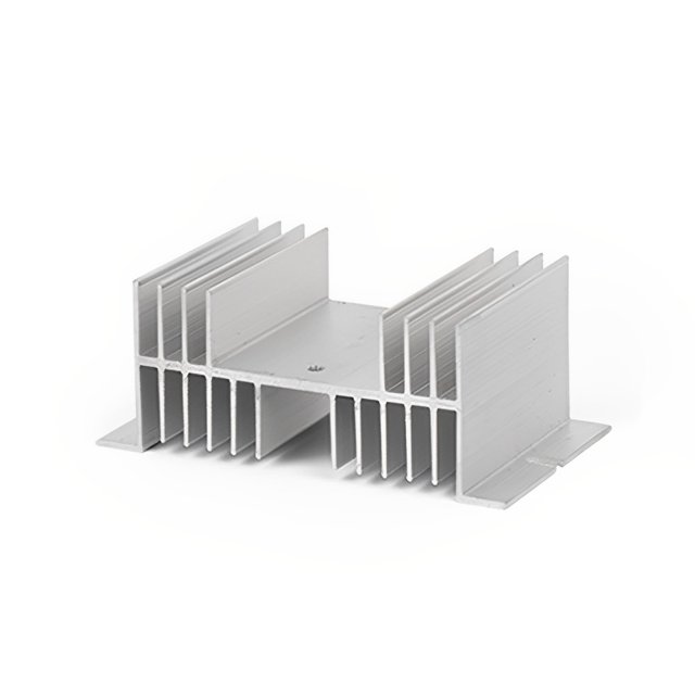 ruzhgo Relais en Métal Base de Dissipation Thermique Support de Radiateur en Forme de T Résistant à la Chaleur Accessoires 1 Phase Blanc 80mm 1 Phase 125mm