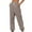 Coffee, variant on WIZUTIZ Fall Outfits Pants for Women Drawstring Casual Trouser Plus Size Sweatpants Women's Joggers Pants Sales