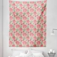 thumbnail image 1 of Floral Tapestry, Garden Flowers with Foliage Elements Retro Revival Theme Grunge Design in Pink Tones, Fabric Wall Hanging Decor for Bedroom Living Room Dorm, 5 Sizes, Multicolor, by Ambesonne, 1 of 1