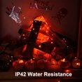 thumbnail image 4 of Cadena de lámpara 4 metros / 13.1 pies 40 LED Cadena de luces de cobre de hadas Flexible Twistable Bendable Modo de brillo constante IP42 Resistencia al agua 2 * AA Operado por celda para patio Jardín Romacci Cadena de lámpara, 4 of 7