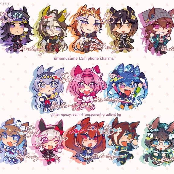 Umamusume Acrylic 1.5" Keychain (1 keychain)