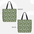 thumbnail image 3 of Ratiio Cute goose Print Reusable Grocery Bag Shopping Bags with Zipper Shoulder Shopping Handle Bag Suitable for Outdoor Convenient Daily Bag, 3 of 8