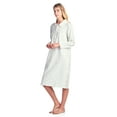 thumbnail image 3 of Casual Nights Women's Flannel Floral Long Sleeve Nightgown, 3 of 5