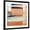 Black Frame, variant on Art.com Orange & Blue II Art Print by Sharon Gordon, 30" x 30"