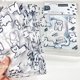 thumbnail image 4 of Steve 50pcs Lindo Oso Blanco Negro Bolsa De Almacenamiento Photocard Tapa De Tarjeta Dura Memo Split Paquete Transparente Embalaje Bolsillo Plano, 4 of 4