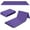Violet, variant on NETAJE 4'x10'x2" New Folding Gymnastics Mat, Tumbling Mat with Carrying Handles for Indoor/Outdoor Exercise, Black