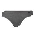 thumbnail image 1 of SKINY Mujer Calzoncillos de Río, paquete de 2 - Calzoncillos de bikini, algodón estirado, básico Gris L (Large), 1 of 6