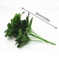 Faux Branches For Vase, Artificial Shrubs Plants Fake Silk Schefflera ...