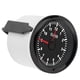 thumbnail image 4 of Instrumento de calibre de reloj universal de 2 pulgadas, 0 a 12 horas, luz trasera roja, 12 V/24 V, para coche, barco, yate, motocicleta, esfera negra, marco negro, 4 of 5