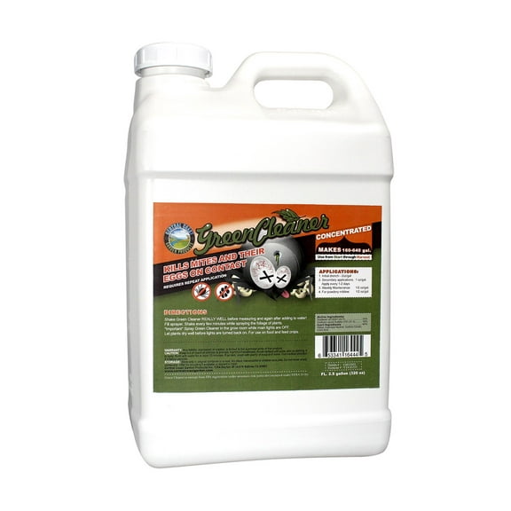 Green Cleaner - Controls Mites and Their Eggs - 2.5 Gallons Jug by CCGP
