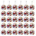 thumbnail image 1 of Adornos Navideños Ganfancp Tarjeta Colgante de Madera de Doble Cara 30X, 1 of 7