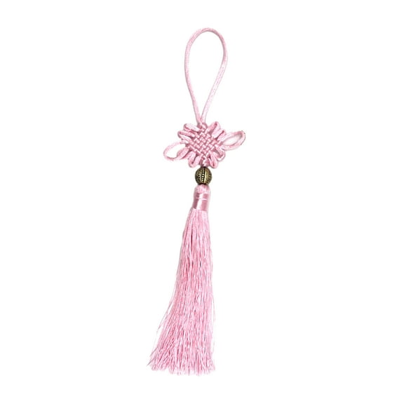 Chinese Knot Tassels Decoration for Keychain Bags Chinese New Year Fringed Knot Pendant for Traditional Costume