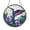 Acrylic 3.5 Inch, variant on Hummingbirds Lavender Stained Glass Suncatcher Botanical Bird Scene Window Decor Hanging Gift for Flower Lovers