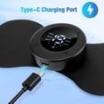 thumbnail image 4 of EMS Microcurrent Mini Massager Machine, 3 Heat 6 Modes 19 Intensity Levels, Wireless Pulse Muscle Stimulator with Remote Control for Neck Back Shoulder Leg, 4 of 12