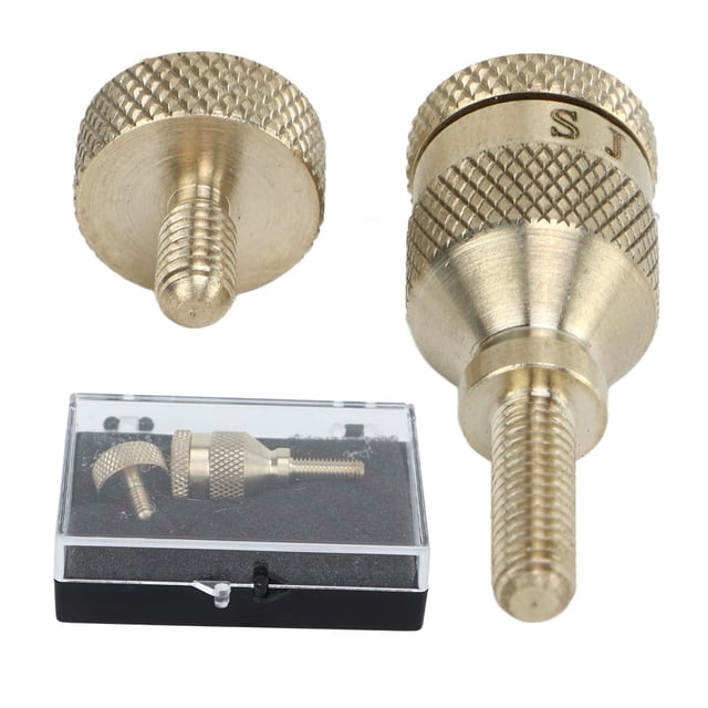 Tornillo de Saxofón ANGGREK 2 Tornillos de Cuello de Metal para Saxofón Tenor Soprano Agudo