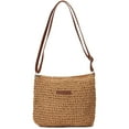 thumbnail image 2 of BadPiggies Women Straw Crossbody Bag Summer Beach Woven Shoulder Handbag Purse Boho Clutch Bags (Khaki), 2 of 11