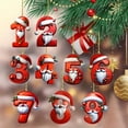 thumbnail image 3 of ¡Ofertas de liquidación de ahorros 2024! ¡Ofertas de liquidación de adornos navideños! Amvlyk - Decoración colgante digital de acrílico plano para árbol de Navidad, decoración para fiestas en el, 3 of 3