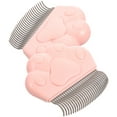 thumbnail image 3 of 2Pcs Cat Combs Pet Hair Removal Combs Cat Paw Design Combs Pet Grooming Brushes, 3 of 6