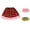 Red, variant on Girls Tutu Skirt Birthday Party Performance Rainbow Striped Cute Fashion Print Skirt Tiered Tulle Ballet Dancing Dress