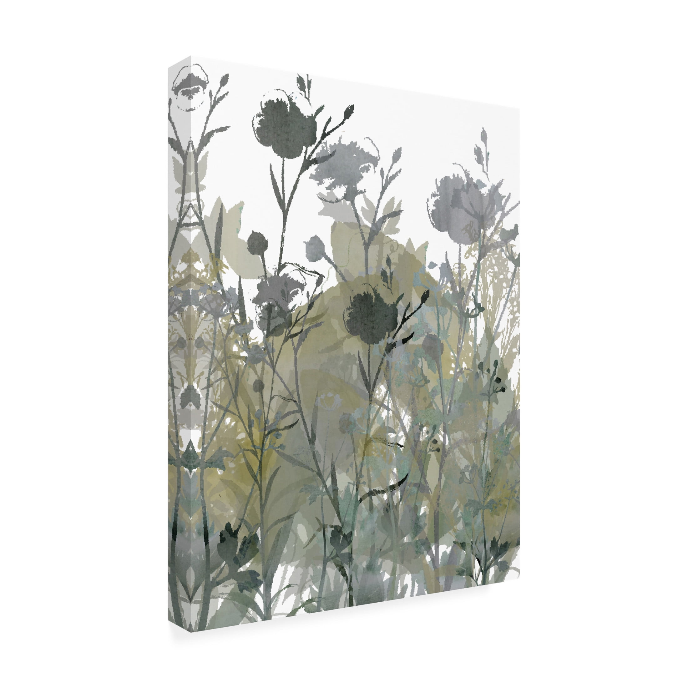 Canvas Wall Art - Maliq 'Flower Meadow' Wall Art for Living Room, Bedroom, or Office Décor by Trademark Fine Art - 24 x 32 Inches