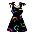 thumbnail image 4 of WhouRiu Girls Halloween Graphic Dresses Sleeveless Crew Neck A Line Dress Kids Comfortable Cute Party Sundress,9-10 Years, 4 of 5