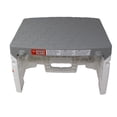 thumbnail image 1 of Cosco Folding 1-Step Stool 300LB Capacity White/Grey, 1 of 2