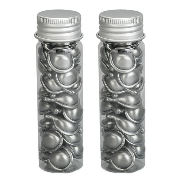 Cápsulas Iluminadoras Para Manchas, Cápsulas De Nicotinamida Hidratantes Blanqueadoras Para El Cuidado De La Piel, 60 Unidades Con 2 Botellas De Almacenamiento Para La Vida