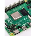 thumbnail image 4 of Raspberry Pi 4 Model B Single-board Computer for Broadcom BCM2711, 1.5 GHz, RAM 4 GB, 802.11a/b/g/n/ac, Bluetooth 5.0, 4 of 5