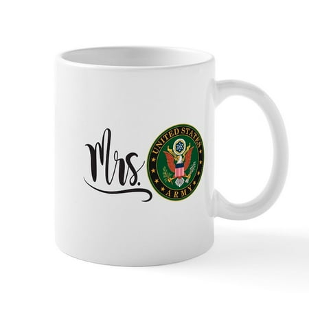 

CafePress - Mrs. Army Mug - 11 oz Ceramic Mug - Novelty Coffee Tea Cup