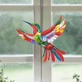 thumbnail image 4 of Huanglei Colorful Hummingbird Wall Decoration Pendant Metal Ornaments Crafts Wall Sticker, 4 of 6