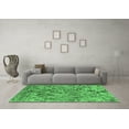 thumbnail image 3 of Ahgly Company Indoor Rectangle Oriental Emerald Green Industrial Area Rugs, 2' x 5', 3 of 4