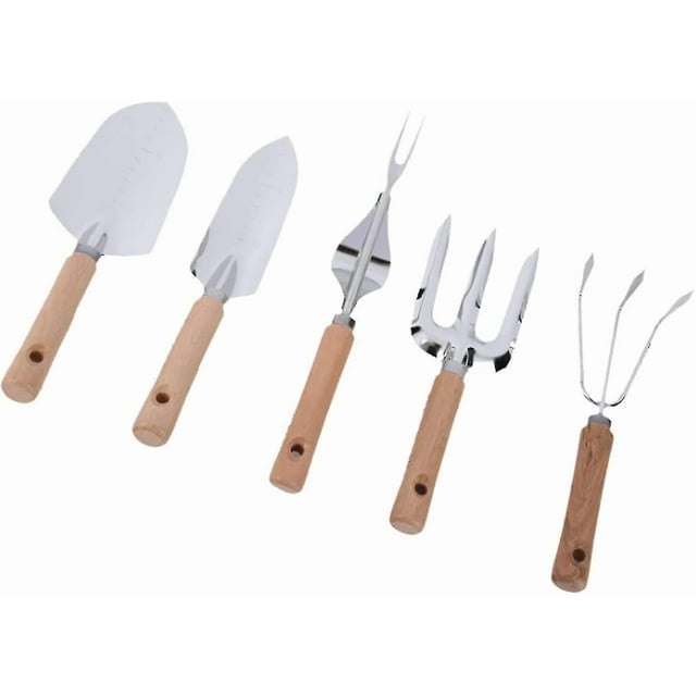 Gardening Tools Stainless Easy To Store Indoor And Outdoor Planting Tools 5 Pieces Hy