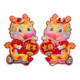 thumbnail image 2 of Riguas 1 Pair Chinese New Year Door Stickers Sparkling Rich Color 2024 Year of The Dragon Window Clings Spring Festival Stickers, 2 of 8