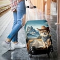 thumbnail image 3 of Welcome Fall Western Cowboy Chihuahua Enjoys Majestic Autumn Travel Luggage Cover Dog Lover Gifts Idea Suitcase Dust Protective Decor - 01007, 3 of 5