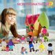 thumbnail image 5 of 20 Pcs Wooden Dollhouse Family Set of 16 Mini People Figures and 4 Pets, Dollhouse Dolls Wooden Doll Family Cosplay Figures Accessories for Pret, 5 of 5