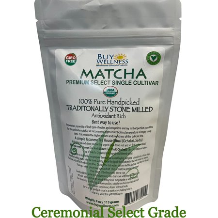 Matcha USDA Organic Green Tea Top Japanese Matcha Natural Energy & Focus + Antioxidants 4oz