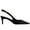 Black, variant on Womens Satin Pointed Toe Kitten Heel Slingback Pumps Fashion closed-toe Comfort Low heel Sexy Dressy Sandals with Adjust Ankle strap for Daily Party Office