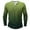 Army Green, variant on Dagegui Tie Dye Long Sleeve Shirt for Men Big and Tall Crewneck Button T-Shirts Fall Henley Gradient Color Tees Casual Hawaiian Travel Shirts Yellow S