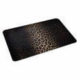 thumbnail image 2 of Leopard Print Door Mat&nbsp;Indoor Outdoor Entrance,Non Slip Small Rug for Kitchen Bathroom Entryway Rug,Chic Abstract Black Brown Animals Texture Washable Doormat Floor Mat 18x30 Inch, 2 of 8