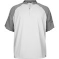 thumbnail image 2 of Marucci Mens Short Sleeve Baseball Cage Jacket, White, Small, 2 of 2