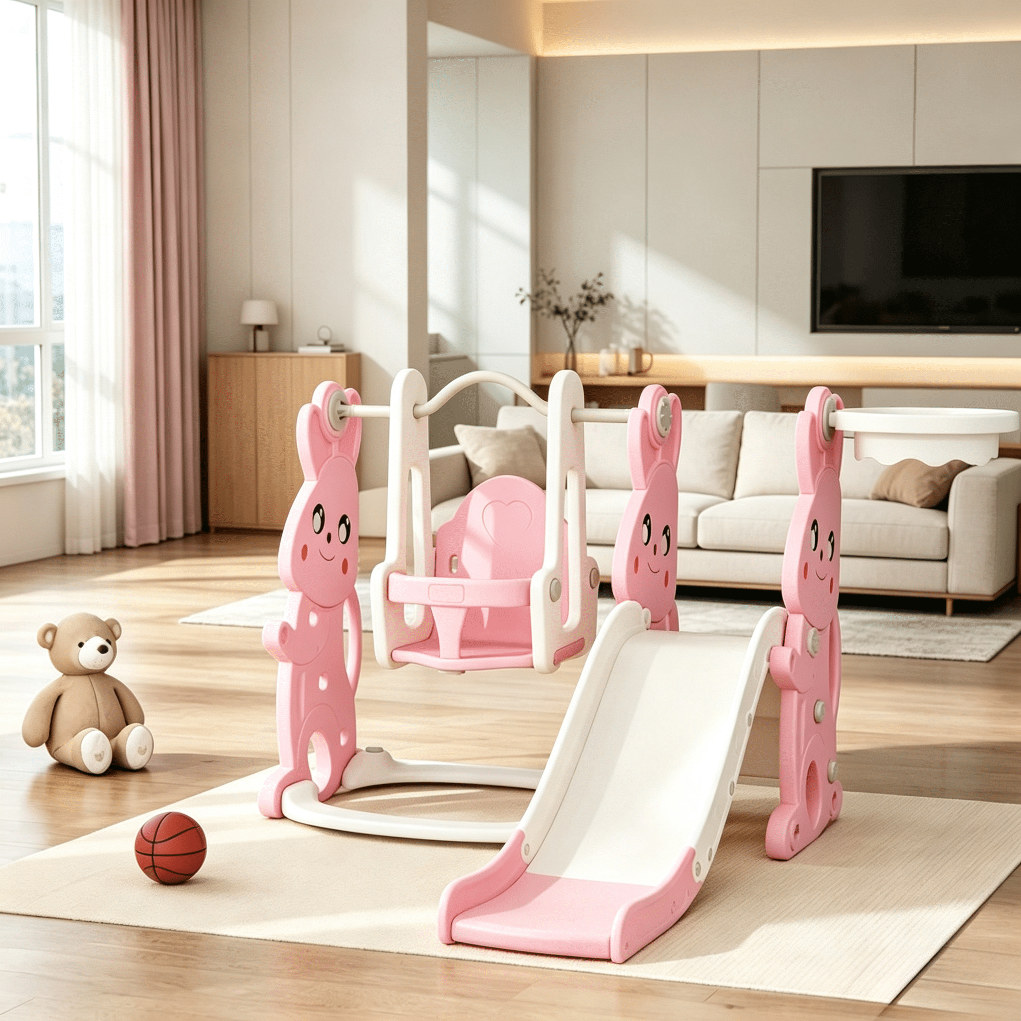 Slide and Swing Set