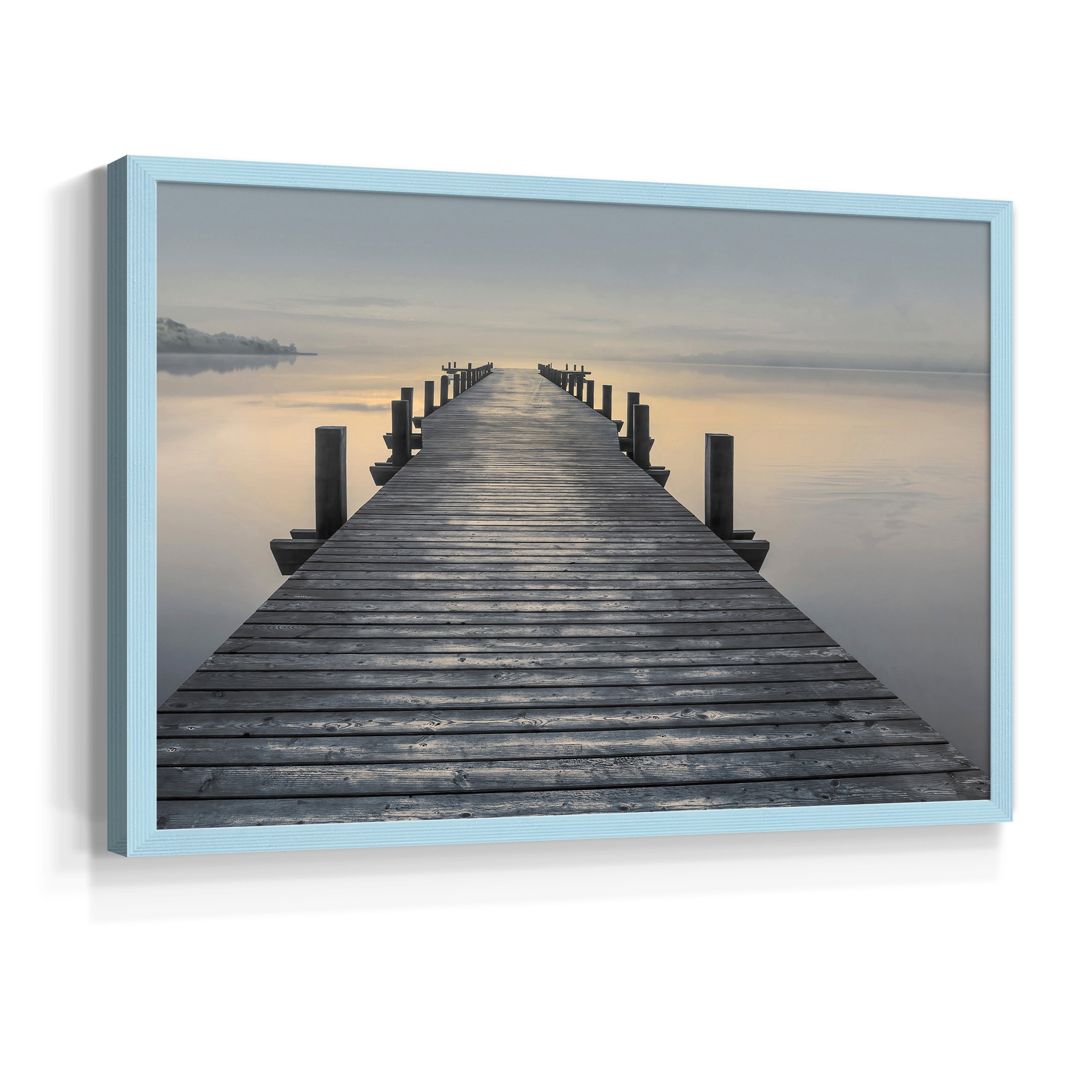 Sun Down by Mike Calascibetta - Restickable Framed Giclée Print
