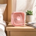 thumbnail image 5 of Small USB Desk Fan 4.7 Inch, Plug-in Personal Desktop Fan, Quiet One-Button Mini Table Fan for Office Bedroom Dorm, 5 of 5