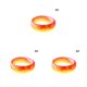 thumbnail image 4 of Qarigey Anillo unisex que brilla en la oscuridad Anillo de acrílico Luminoso Noche que brilla intensamente Joyería de mano Regalo de vacaciones, Rojo y Type1 NO1 Qarigey CBP170316, 4 of 6