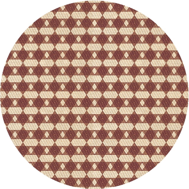 Ahgly Company Tapis d'Intérieur Lavables en Machine, Ronds, Pastel, Orange Transitionnel, Ronds de 5'