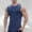 Navy, variant on Muscle Tank Tops For Men Qiggri Men's Summer Casual Sleeveless Fitness And Sports Comfortable Round-Neck Tank Men Compression Tank Top