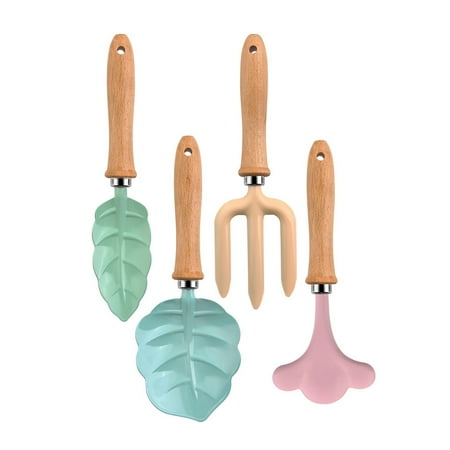 

ZHENYANGli Children s Tool Set Garden Tool Set Dredging Shovel Turning Rake Flowers Three Fingers fork Leaves Petal Cartoon Tool Set