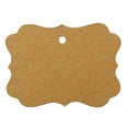 thumbnail image 4 of 100 Pcs Scallop Edges Cardstock Hang Tag Wedding Party Favor Gift Tags With Free Natural Jute Twine - Colors Available, 4 of 5